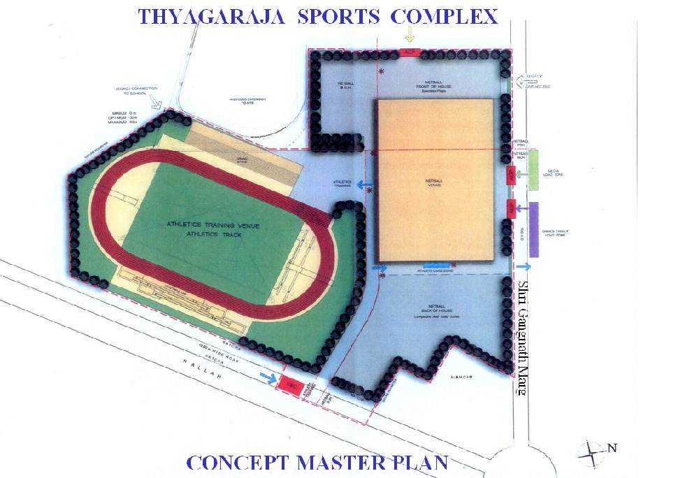 Thyagaraja Sports Complex - Concept Master Plan